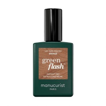 Vernis semi-permanent LED Green Flash Bronzé Manucurist 15ml