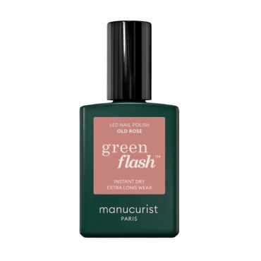 Vernis semi-permanent LED Green Flash Old Rose Manucurist 15ml