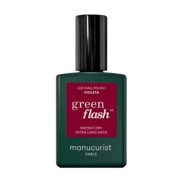 Vernis semi-permanent LED Green Flash Violeta Manucurist 15ml