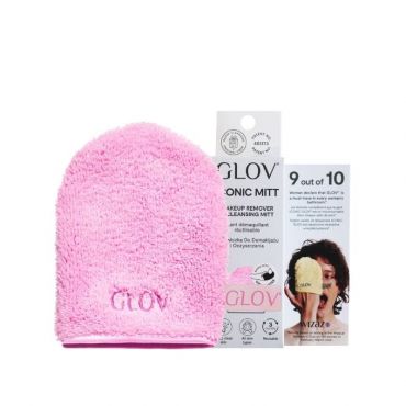 Gant démaquillant à l'eau réutilisable rose Glov