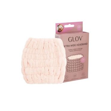 Bandeau pour cheveux extra large rose pastel Glov