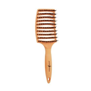 Brosse courbe poils sanglier orange Jacques Seban