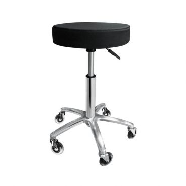 Tabouret de coiffure roll'in noir Jacques Seban