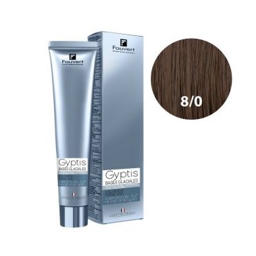 Crème de soin colorante Gyptis n°8/0-C blond clair froid glacial Fauvert 100ML