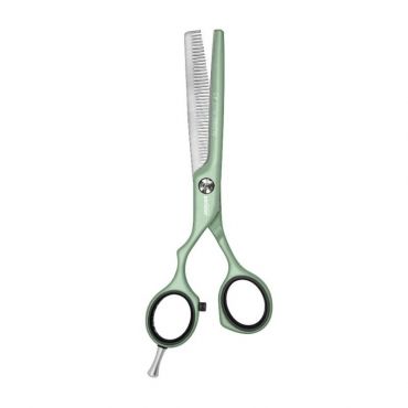 Ciseaux sculpteur gauchers 40 dents Pastell Plus Matcha Green offset 5.25' Jaguar