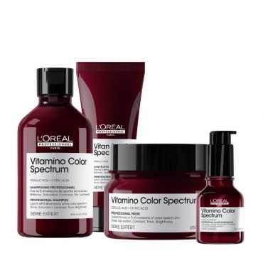 Routine brillance et fixatrice de couleur Vitamino Color Spectrum L'Oréal Professionnel