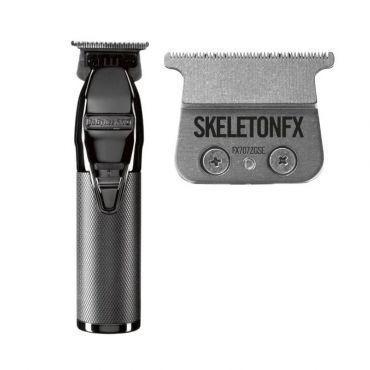 Pack tondeuse de précision + 2ᵉ tête de coupe de rechange Skeleton GunSteelFx BaByliss Pro