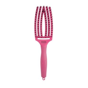 Brosse Fingerbrush Care Iconic Hot Pink taille M Olivia Garden