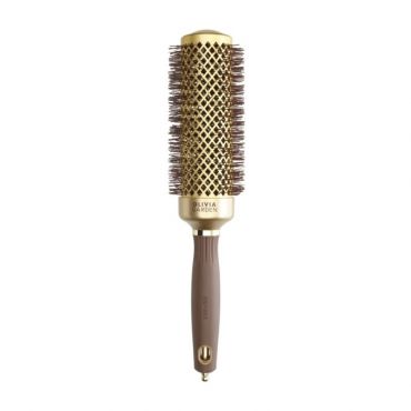 Brosse brushing Expert Blowout Speed nylon ondulé doré &marron 45mm Olivia Garden