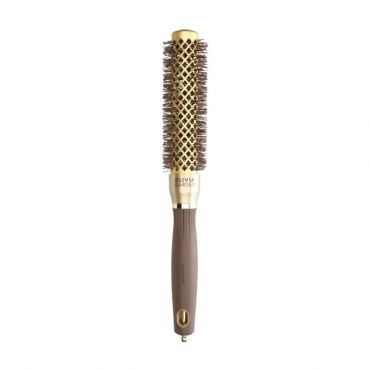 Brosse brushing Expert Blowout Speed nylon ondulé doré & marron 25mm Olivia Garden