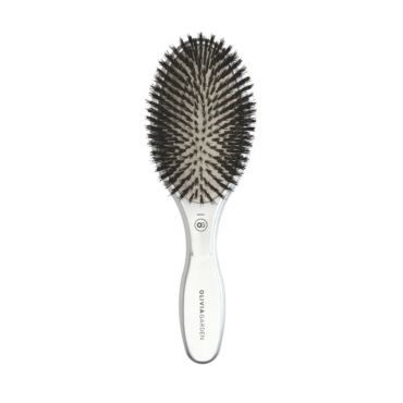 Brosse Expert Care Oval poils de sanglier argent Olivia Garden