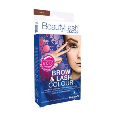 Kit de teinture vegan Cils et Sourcils brun BeautyLash 7ML