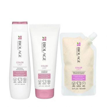 Trio cheveux colorés Color Last Biolage