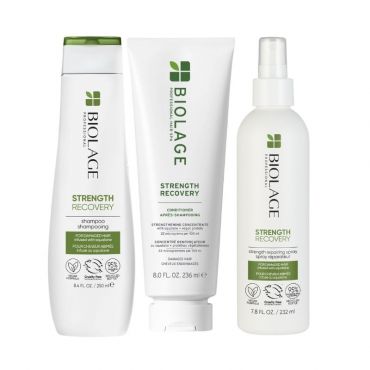 Trio cheveux abîmés Strength Recovery Biolage