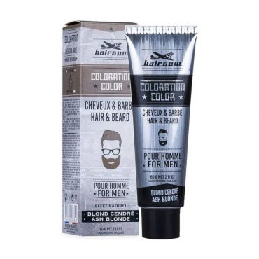 Coloration Cheveux & Barbe blond clair cendré N7.1 Hairgum 60ml