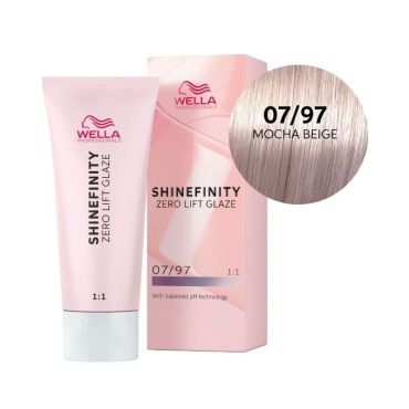 Coloration gloss Shinefinity Surreal 07/97 blond moyen fumé marron Wella 60ML