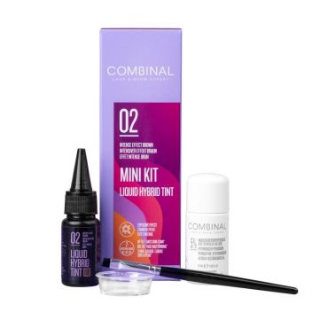 Mini Kit Teinture Hybride sourcils Brun Combinal