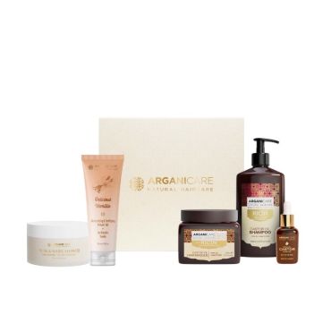Coffret cheveux et corps Pousse et Bien-Être 5 soins Arganicare