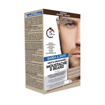 Kit Coloration Barbe et Moustache Blond Renée Blanche
