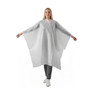 Maxi-cape Poncho Blanc Cerunik non tissé Shophair X20