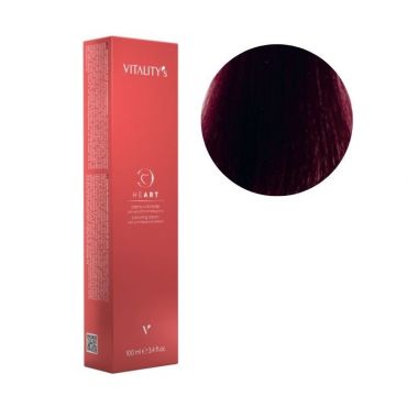 Coloration Heart 5/66 châtain clair rouge intense Vitality's 100ml