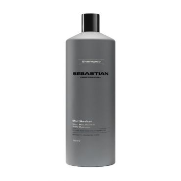 Shampooing 3-en-1 Cheveux + corps + barbe Multitasker Sebastian 1000ml