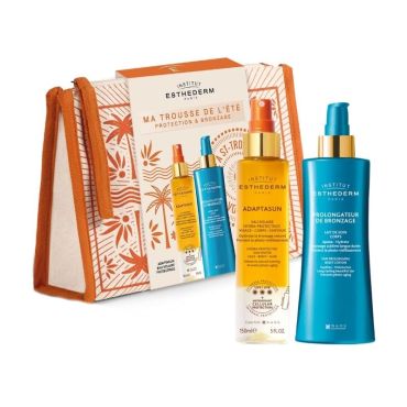 Trousse Adaptasun Voyage à St Tropez Solaire et Prolongateur de Bronzage Esthederm