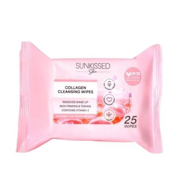 Lingettes Nettoyantes au Collagène Sunkissed