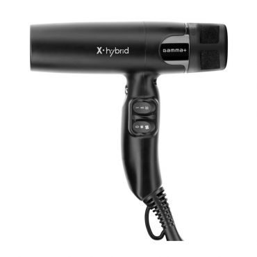 Sèche-cheveux Gamma+ H-Hybrid noir Gammapiu