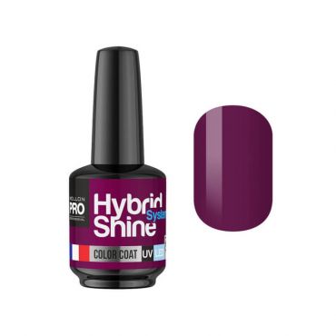Mini Vernis Semi-Permanent Hybrid Shine Mollon Pro 8ml Fuchsia 2/07