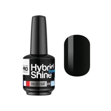 Mini Vernis Semi-Permanent Hybrid Shine Mollon Pro 8ml Noir 2/48