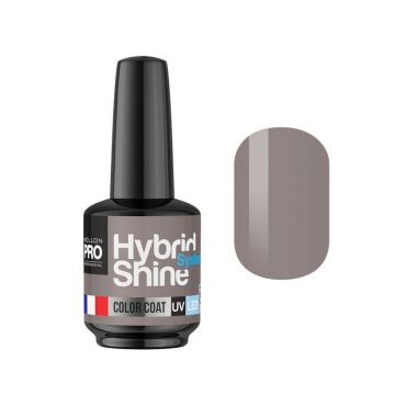 Mini Vernis Semi-Permanent Hybrid Shine Mollon Pro 8ml Soft Grey 2/125