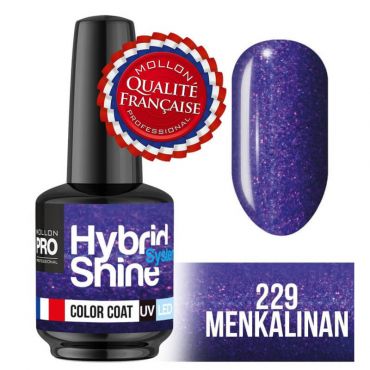 Mini Vernis Semi-Permanent Hybrid Shine Mollon Pro 8ml Menkalinan - 229