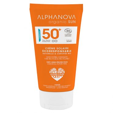 Alphanova Sun - Organic SPF 50+ Sunscreen Face Cream