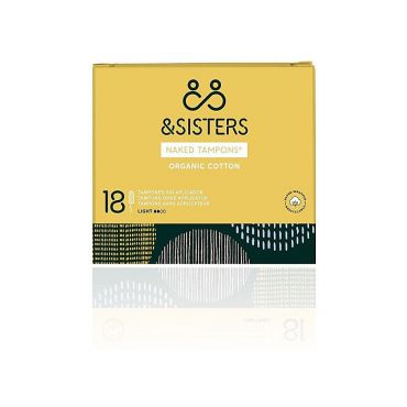 &Sisters Naked Tampons - Light / Regular (18 pack)