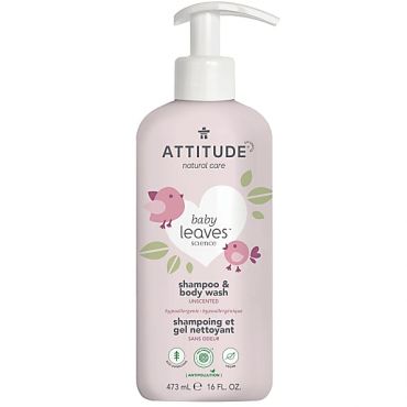 Attitude Baby Leaves 2 in 1 Shampoo & Body Wash - Fragrance Free