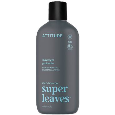Attitude Super Leaves Shower Gel for Men - Eucalyptus & Sage