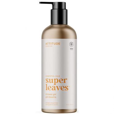 Attitude Super Leaves Essential Oils Shower Gel - Petitgrain & Jasmine