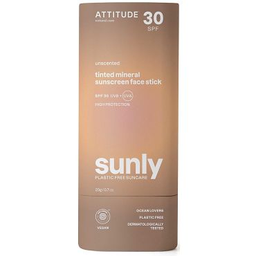 Attitude Sunly Tinted Face Stick SPF30 - Fragrance Free