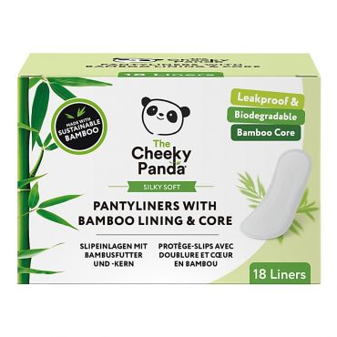 The Cheeky Panda Panty Liners with Bamboo Lining & Core (18 pack)