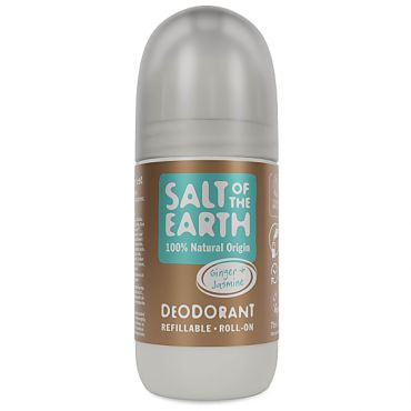 Salt of the Earth Refillable Roll-On Deodorant - Ginger & Jasmine