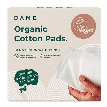 DAME Disposable Organic Cotton Pads (10)