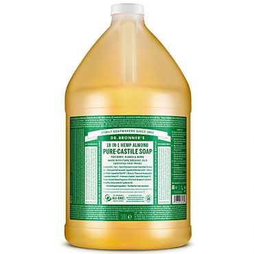 Dr. Bronner's Almond Castile Liquid Soap - 3.8L