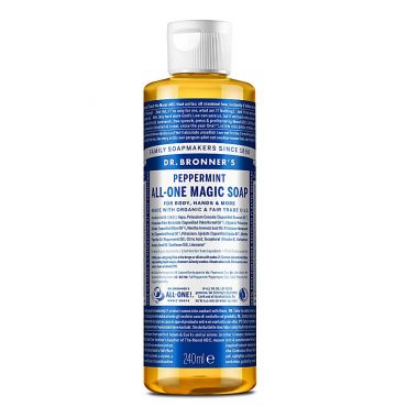 Dr. Bronner's Peppermint Castile Liquid Soap - 240ml