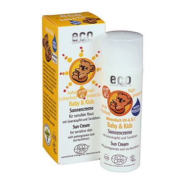 Eco Cosmetics Baby Sun Cream SPF45