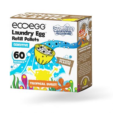 Ecoegg SpongeBob Sensitive Laundry Egg Refills 60 washes - Tropical...