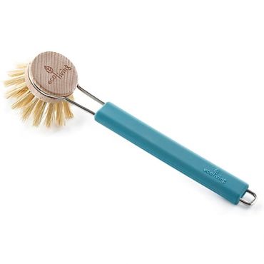 Eco Living Dish Brush with Replaceable Head - Natural Plant Bristle...