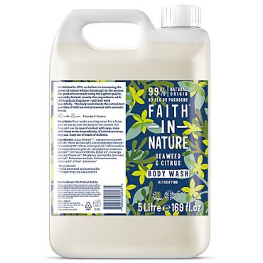 Faith in Nature Seaweed & Citrus Body Wash - 5L