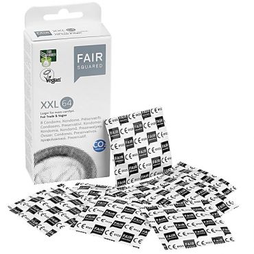 Fair Squared XXL Condoms - 8 pack