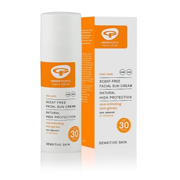 Green People Scent Free Facial Sun Cream - SPF30